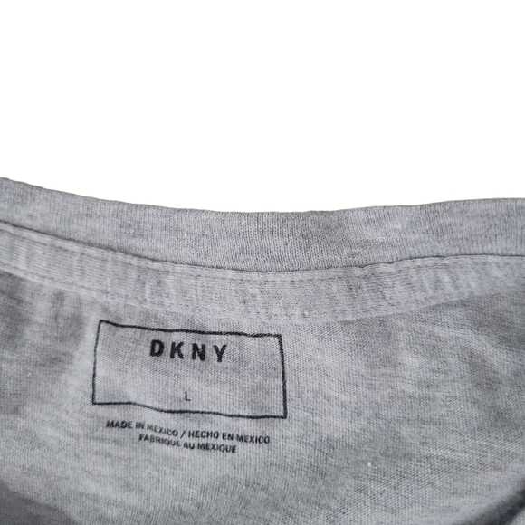 DKNY Women's Missy Everyday Short Sleeve Logo Tee - Picture 4 of 5